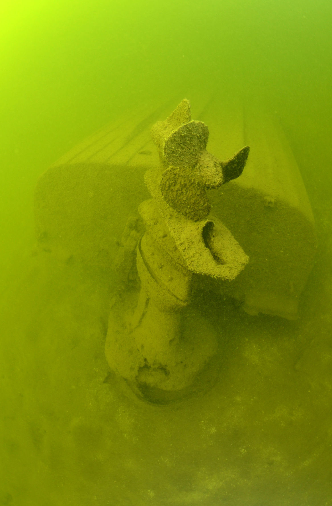 Overturned boat